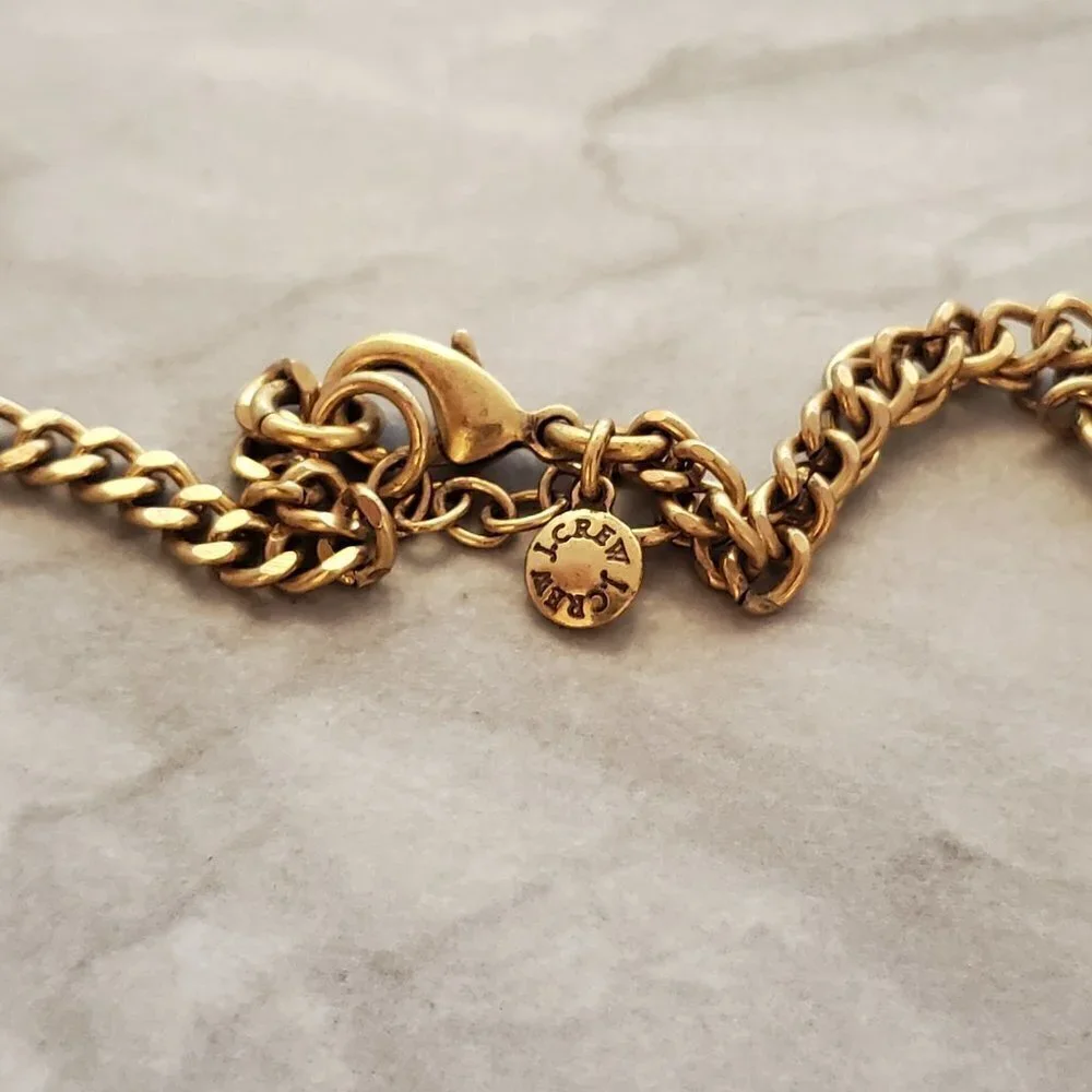 ✨ J.Crew Rhinestone Crystal Cluster Statement Bridal Wedding Necklace ✨ - Picture 13 of 14